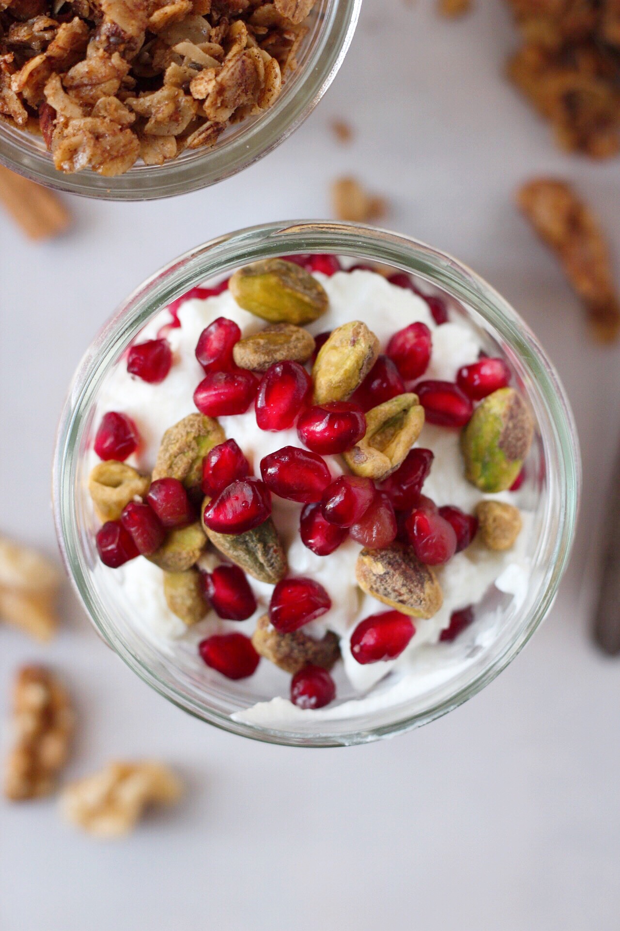 Pistachio Pomegranate Parfait